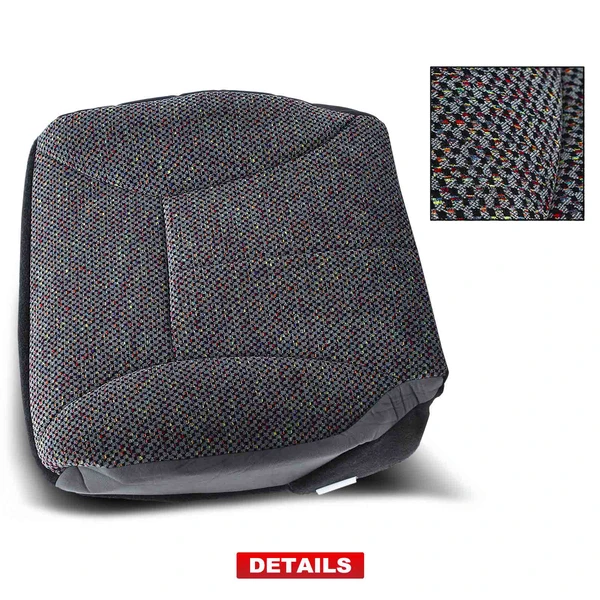 Front Driver Seat Cover for Dodge Ram 1500 2500 3500 1998-2002 Gray Cloth