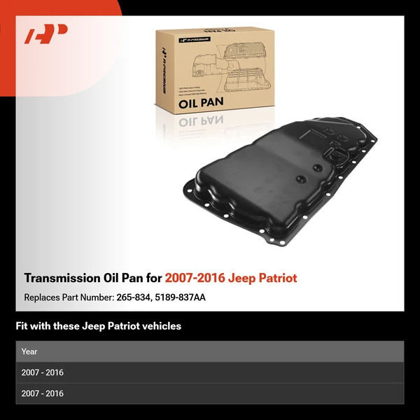Transmission Oil Pan for 2007-2016 Jeep Patriot