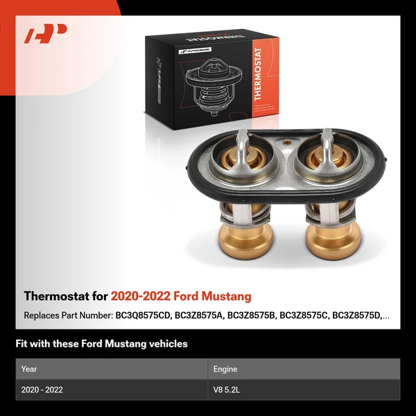 Thermostat for 2020-2022 Ford Mustang