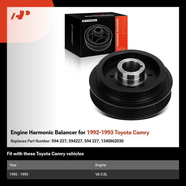 Engine Harmonic Balancer for 1992-1993 Toyota Camry