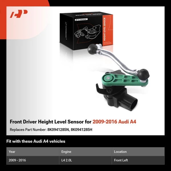 Front Driver Height Level Sensor for 2009-2016 Audi A4