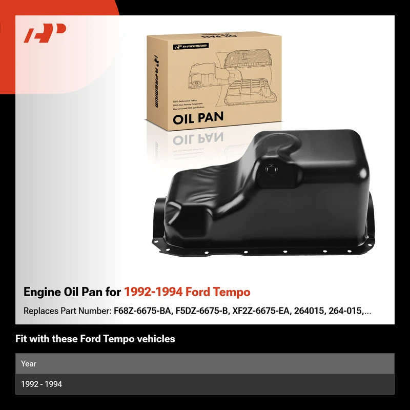 Engine Oil Pan for 1992-1994 Ford Tempo