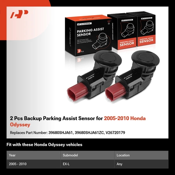 2 Pcs Backup Parking Assist Sensor for 2005-2010 Honda Odyssey