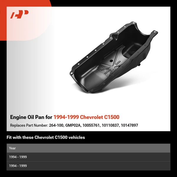 Engine Oil Pan for 1994-1999 Chevrolet C1500