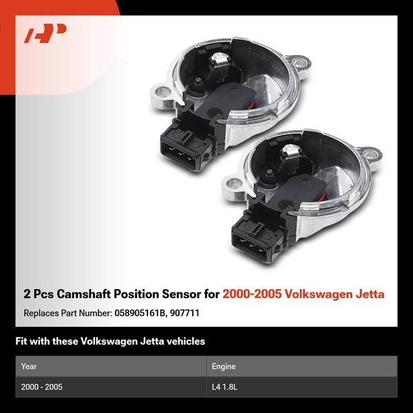 2 Pcs Camshaft Position Sensor for 2000-2005 Volkswagen Jetta