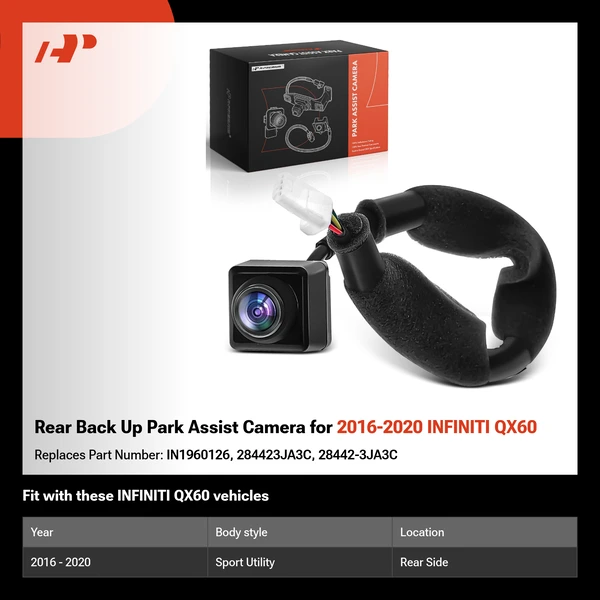 Rear Back Up Park Assist Camera for 2016-2020 INFINITI QX60