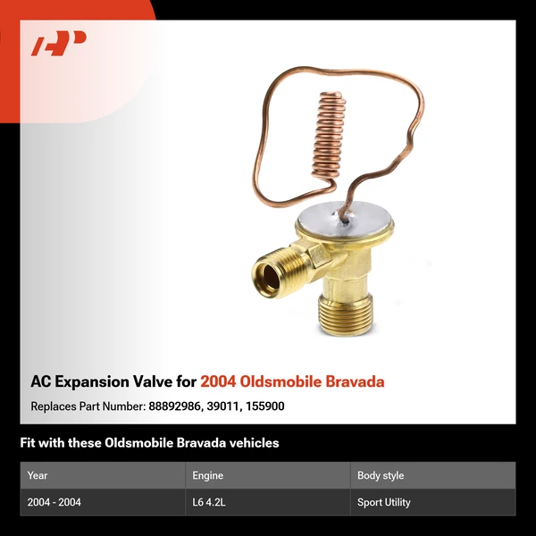 AC Expansion Valve for 2004 Oldsmobile Bravada