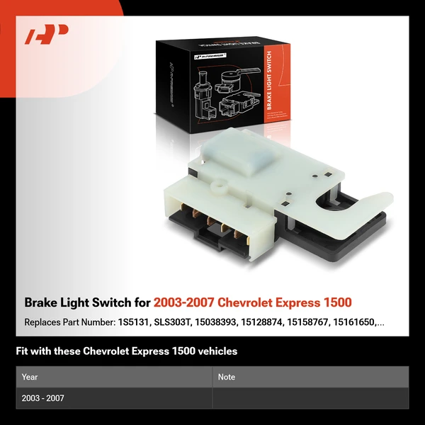 Brake Light Switch for 2003-2007 Chevrolet Express 1500