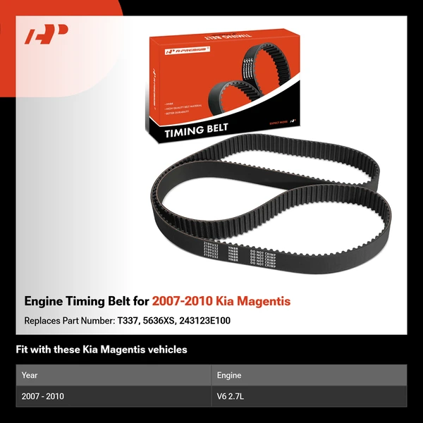 Engine Timing Belt for 2007-2010 Kia Magentis