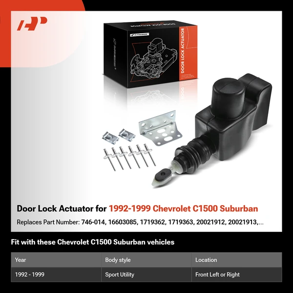 Door Lock Actuator for 1992-1999 Chevrolet C1500 Suburban
