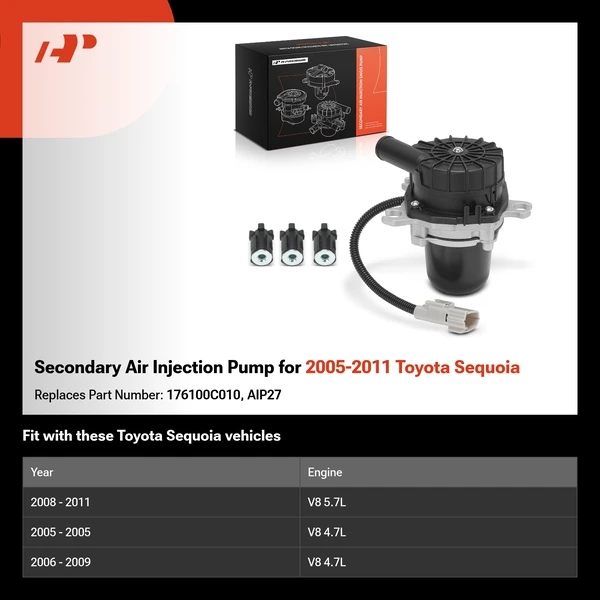 Secondary Air Injection Pump for 2005-2011 Toyota Sequoia