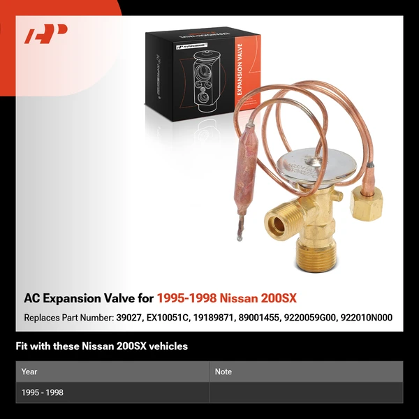 AC Expansion Valve for 1995-1998 Nissan 200SX