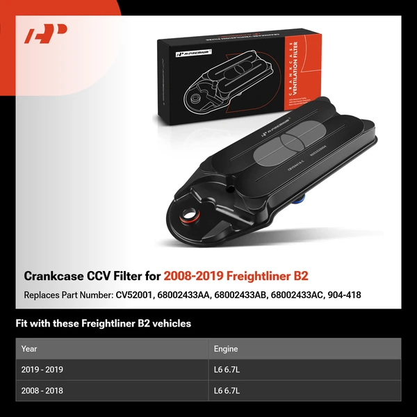 Crankcase CCV Filter for 2008-2019 Freightliner B2