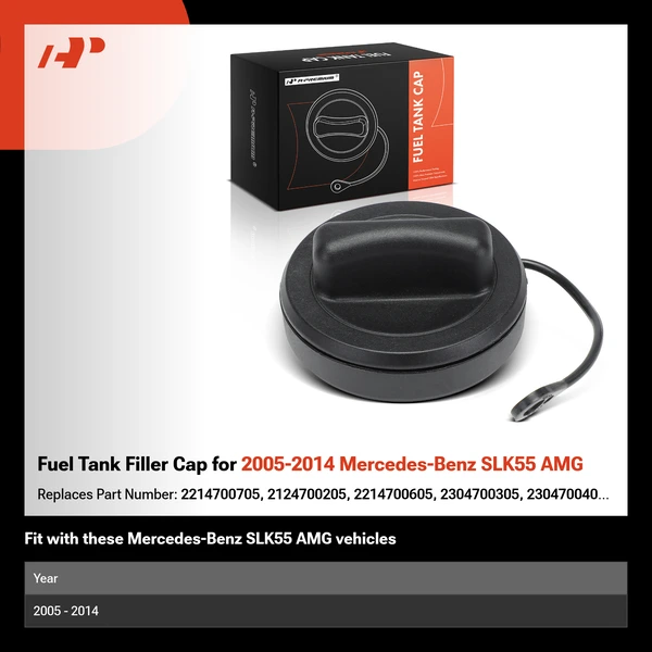 Fuel Tank Filler Cap for 2005-2014 Mercedes-Benz SLK55 AMG