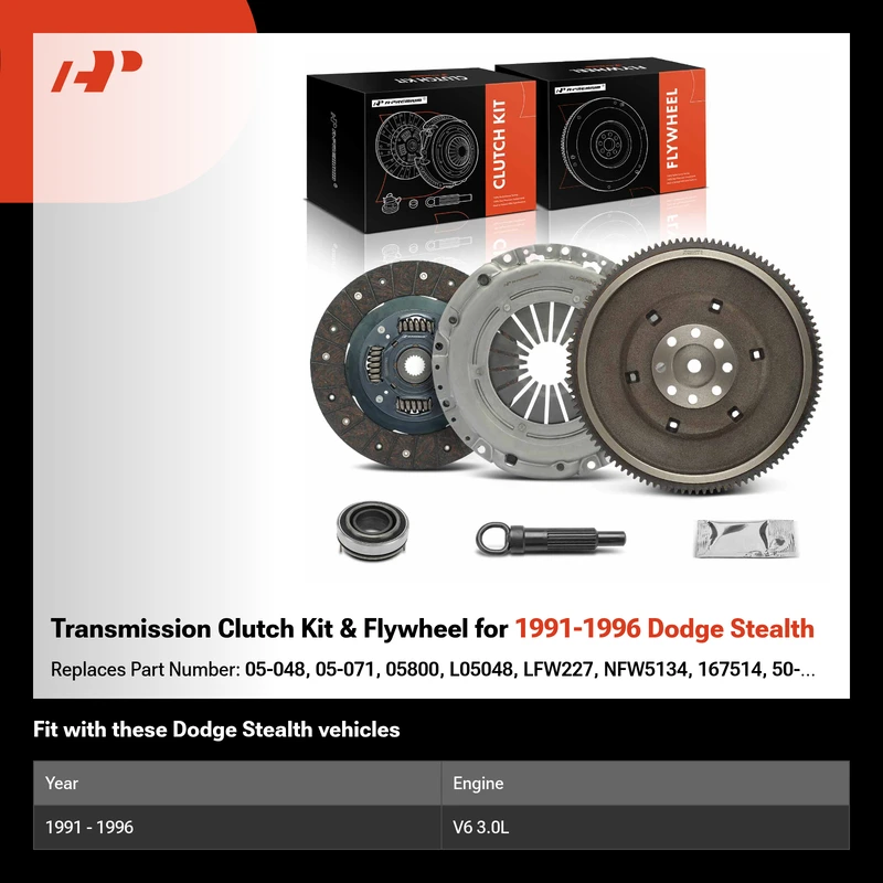 Transmission Clutch Kit & Flywheel for 1991-1996 Dodge Stealth