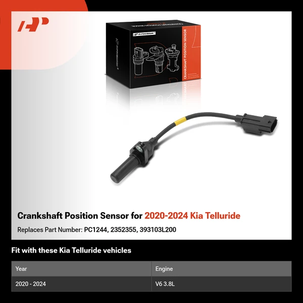 Crankshaft Position Sensor for 2020-2024 Kia Telluride