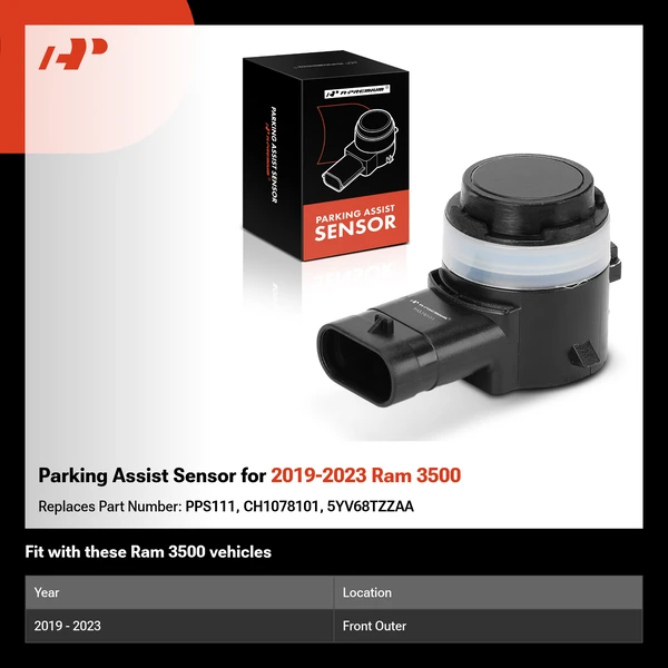 Parking Assist Sensor for 2019-2023 Ram 3500