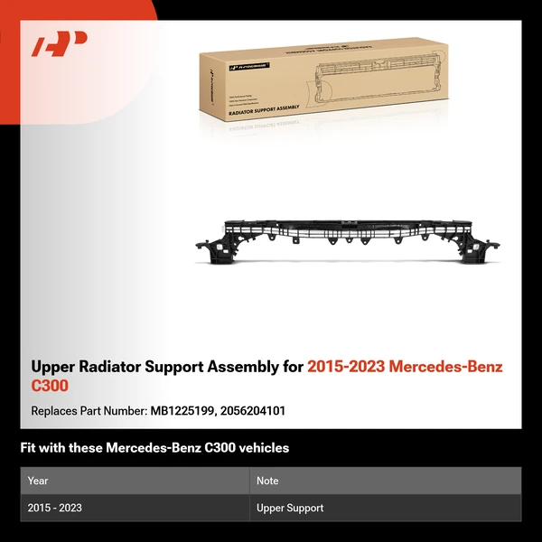 Upper Radiator Support Assembly for 2015-2023 Mercedes-Benz C300