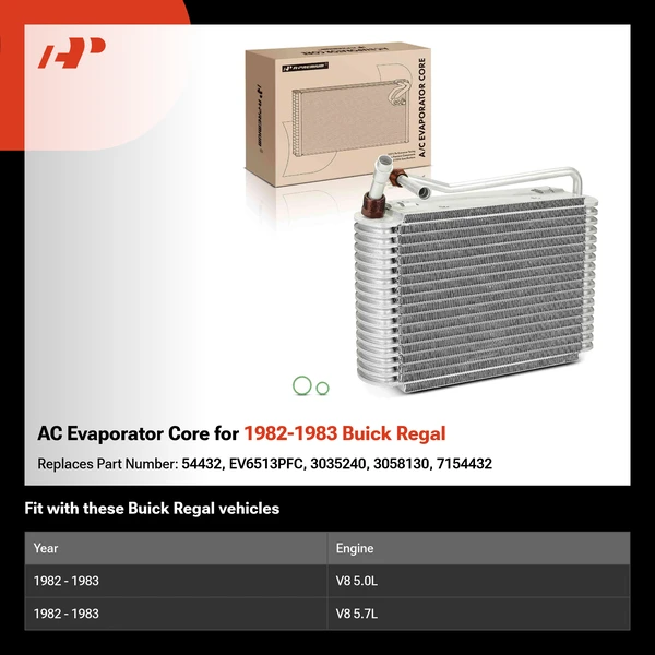 AC Evaporator Core for 1982-1983 Buick Regal