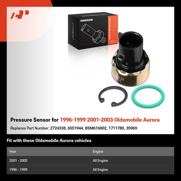 Pressure Sensor for 1996-1999 2001-2003 Oldsmobile Aurora