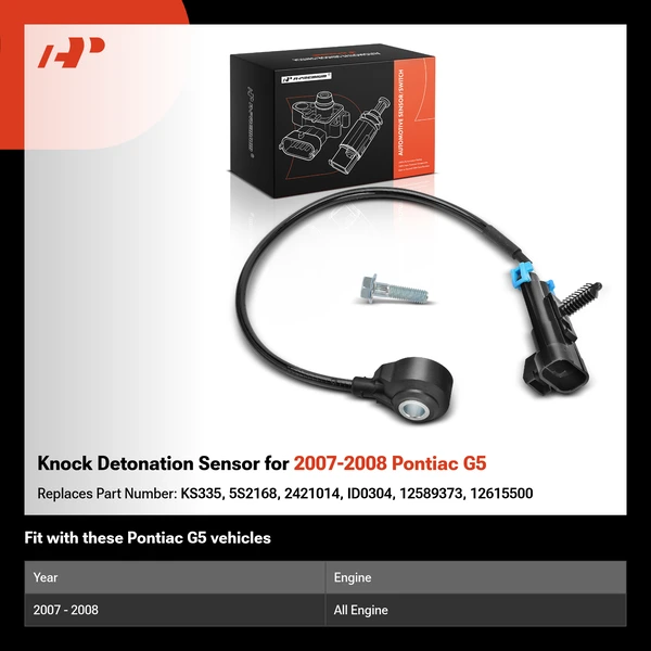 Knock Detonation Sensor for 2007-2008 Pontiac G5