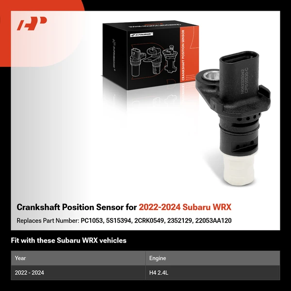 Crankshaft Position Sensor for 2022-2024 Subaru WRX