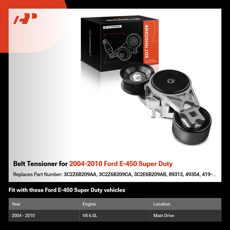 Belt Tensioner for 2004-2010 Ford E-450 Super Duty