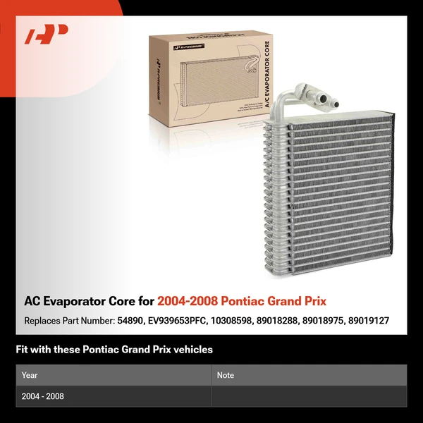 AC Evaporator Core for 2004-2008 Pontiac Grand Prix