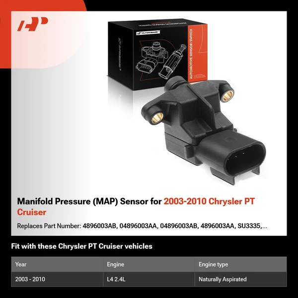 Manifold Pressure (MAP) Sensor for 2003-2010 Chrysler PT Cruiser