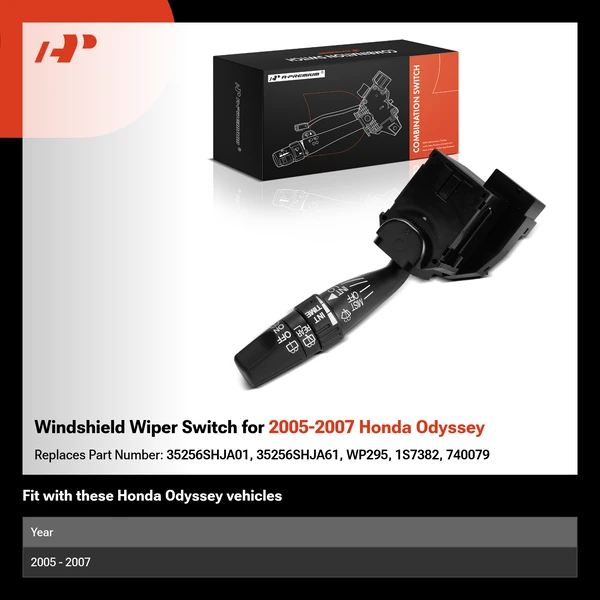 Windshield Wiper Switch for 2005-2007 Honda Odyssey