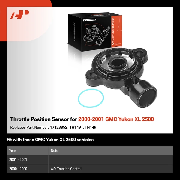 Throttle Position Sensor for 2000-2001 GMC Yukon XL 2500