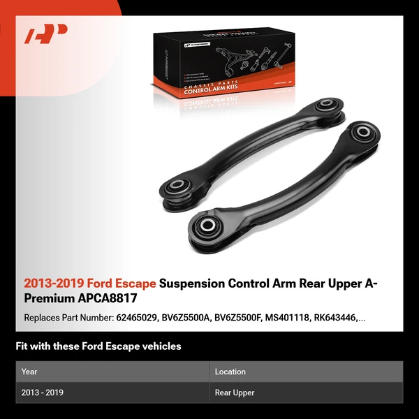 2013-2019 Ford Escape Suspension Control Arm Rear Upper A-Premium APCA8817