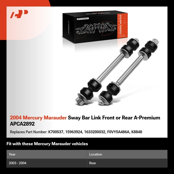 2004 Mercury Marauder Sway Bar Link Front or Rear A-Premium APCA2892