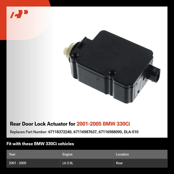 Rear Door Lock Actuator for 2001-2005 BMW 330Ci