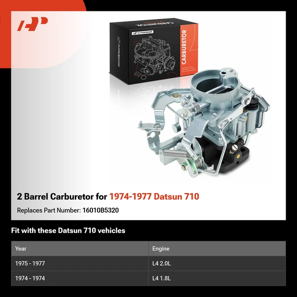 2 Barrel Carburetor for 1974-1977 Datsun 710