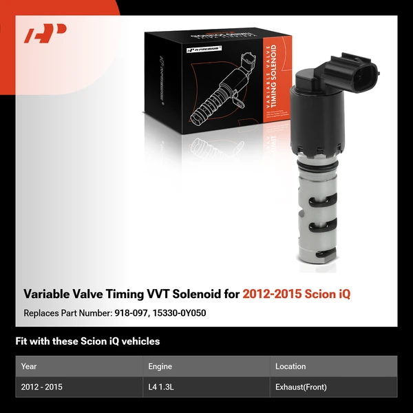 Variable Valve Timing VVT Solenoid for 2012-2015 Scion iQ