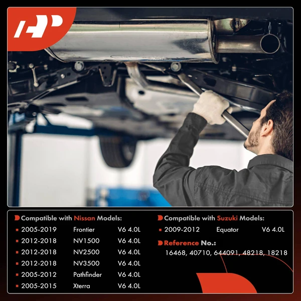 1-PC Catalytic Converter, Front Left Driver Side, Fit Federal Emissions, A-Premium APCCT194