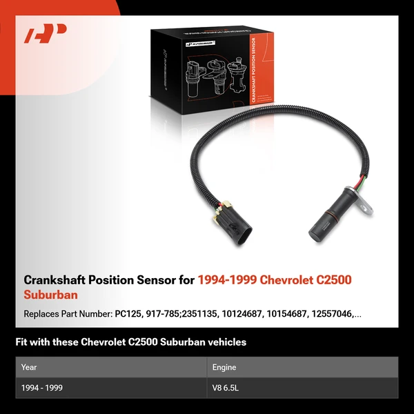 Crankshaft Position Sensor for 1994-1999 Chevrolet C2500 Suburban
