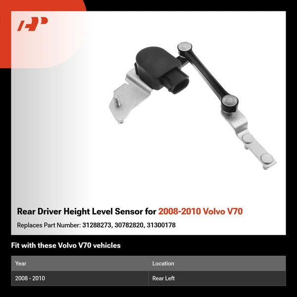 Rear Driver Height Level Sensor for 2008-2010 Volvo V70