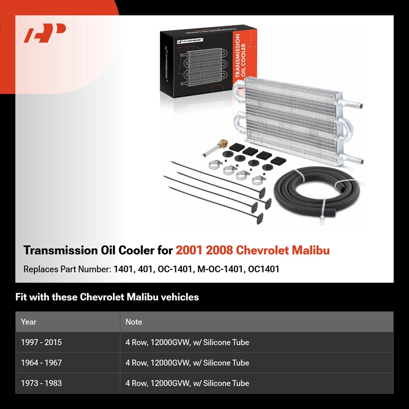 Transmission Oil Cooler for 2001 2008 Chevrolet Malibu