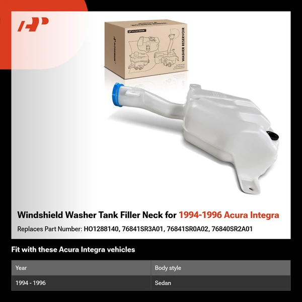 Windshield Washer Tank Filler Neck for 1994-1996 Acura Integra