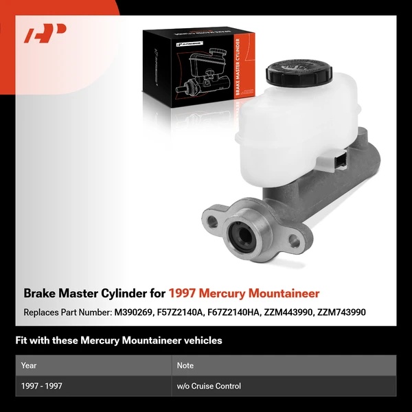 Brake Master Cylinder for 1997 Mercury Mountaineer