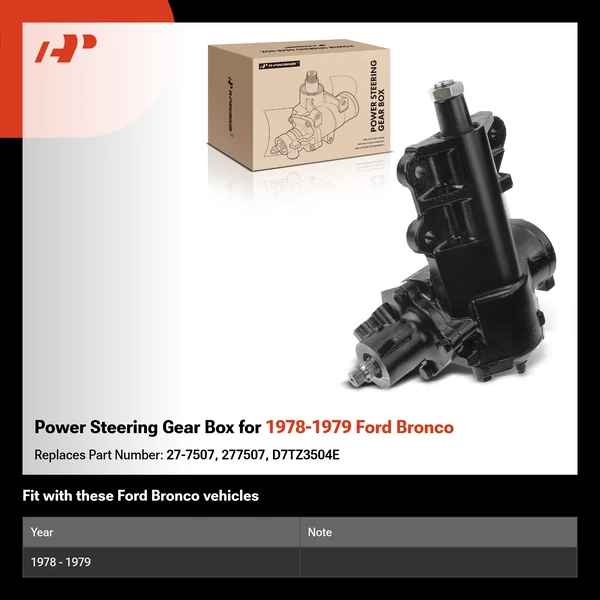 Power Steering Gear Box for 1978-1979 Ford Bronco