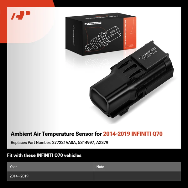 Ambient Air Temperature Sensor for 2014-2019 INFINITI Q70