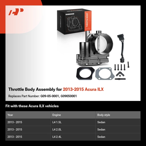 Throttle Body Assembly for 2013-2015 Acura ILX