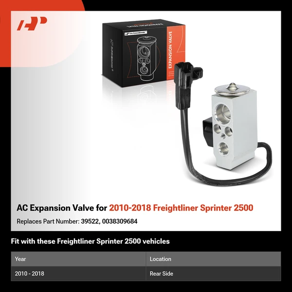 AC Expansion Valve for 2010-2018 Freightliner Sprinter 2500