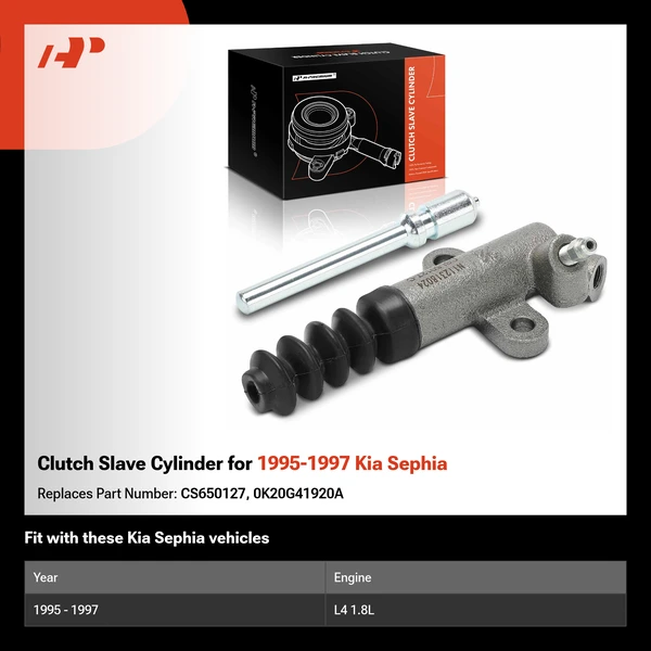 Clutch Slave Cylinder for 1995-1997 Kia Sephia