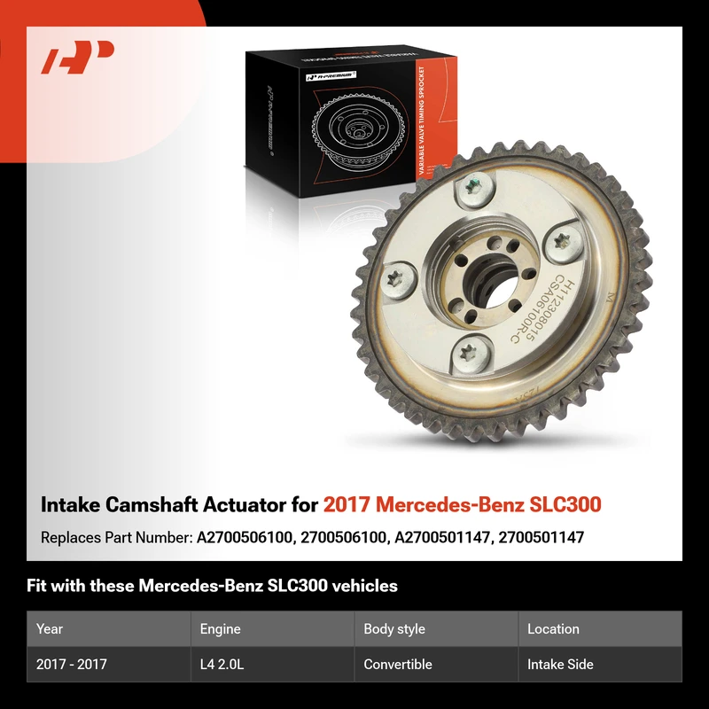 Intake Camshaft Actuator for 2017 Mercedes-Benz SLC300