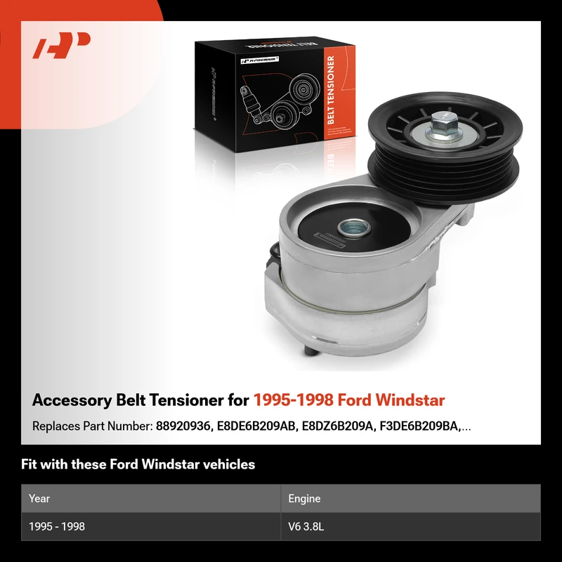 Accessory Belt Tensioner for 1995-1998 Ford Windstar