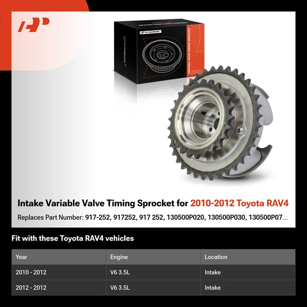 Intake Variable Valve Timing Sprocket for 2010-2012 Toyota RAV4